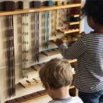 How does Montessori introduce abstract math?